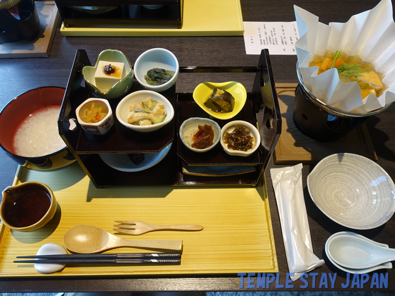 Eiheiji Hakujukan (Fukui) Porridge breakfast