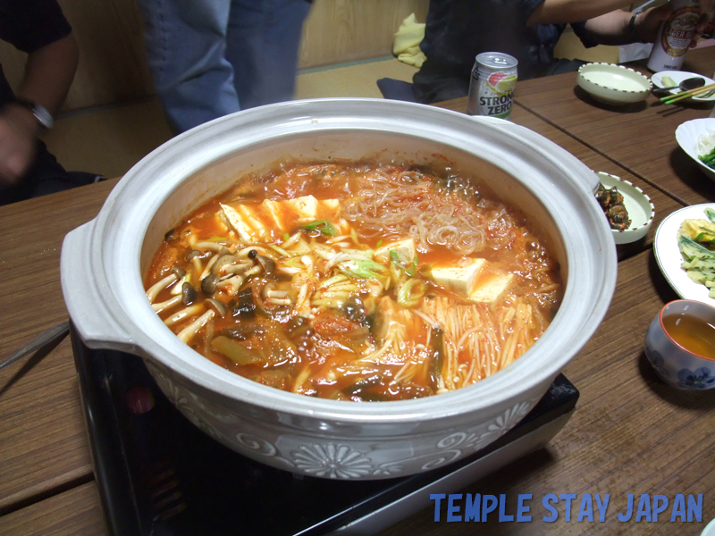 Kongoji (Nagano) Kimchi hotpot dinner