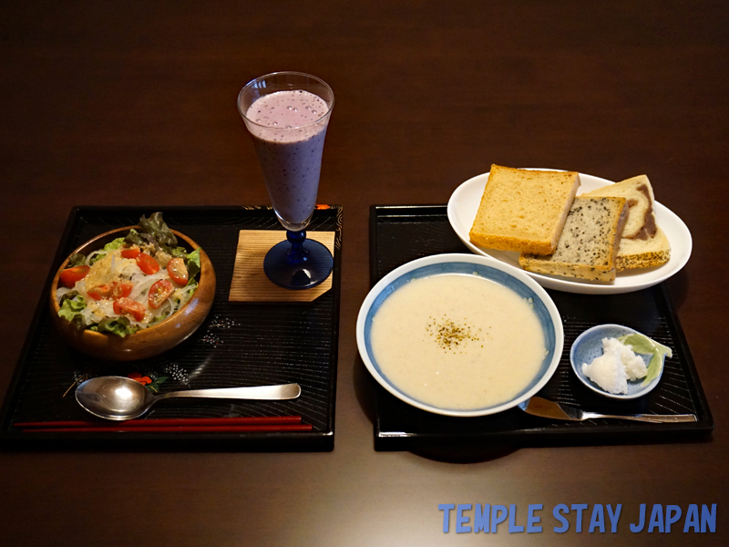 Ryokoji (Kumamoto) Vegan breakfast