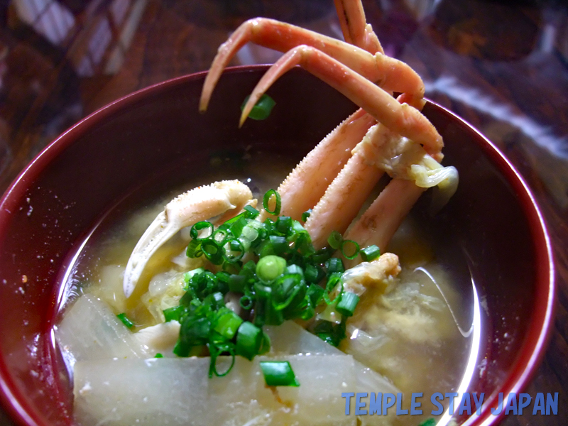 Kotakuji (Tottori) Crab soup