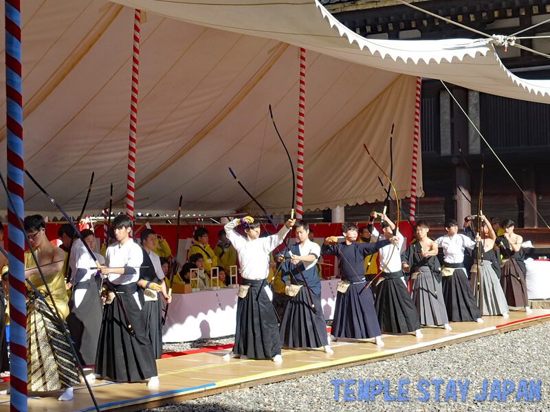 Sanjusangendo (Kyoto) Japanese archery event