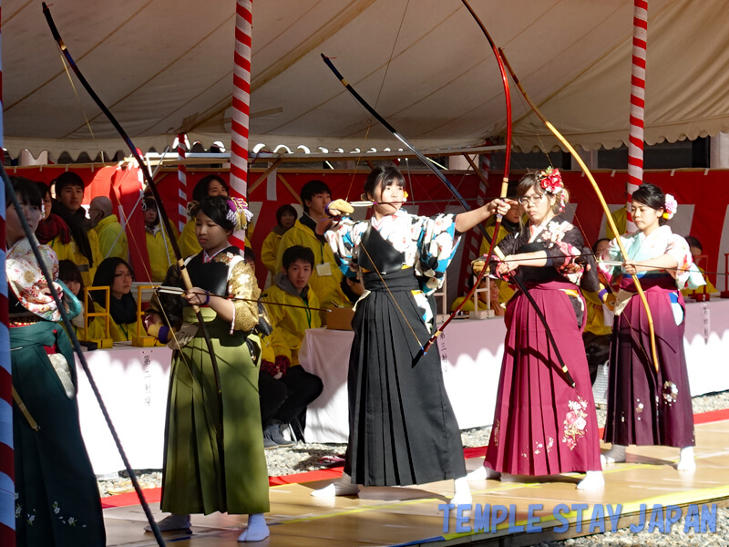 Sanjusangendo (Kyoto) Japanese archery event