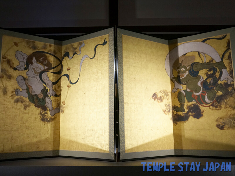 Kenninji (Kyoto) the Wind God and Thunder God