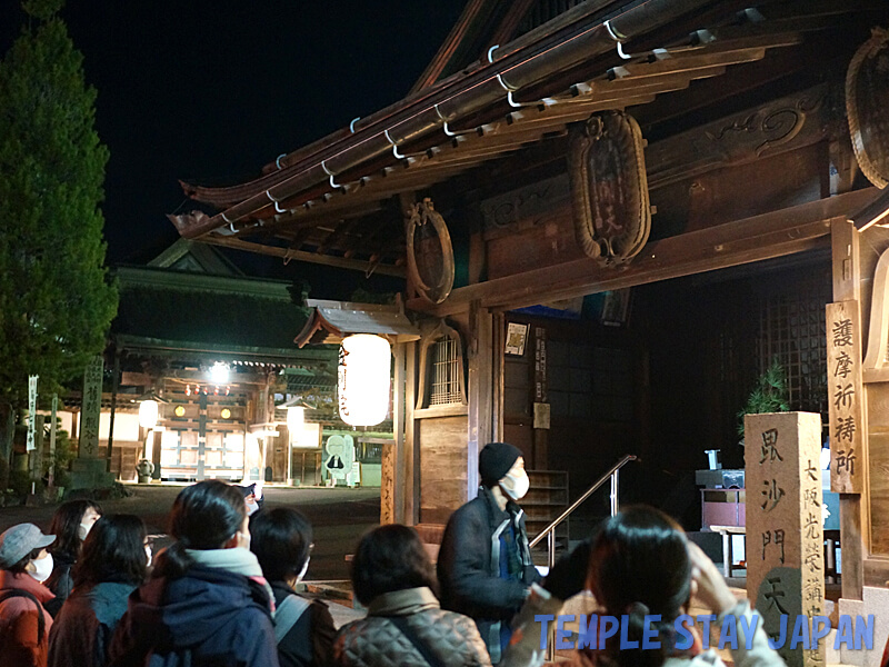 Koyasan (Wakayama) Night tour Bishamon-do Hall