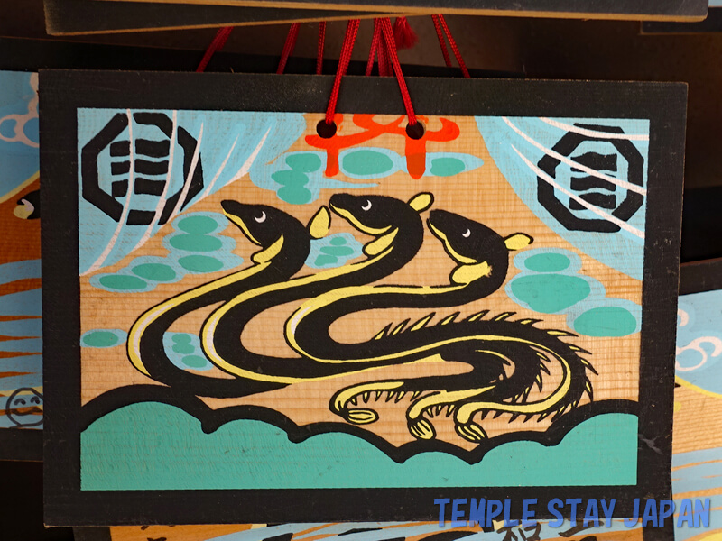 Takio-jinja (Kyoto) Eel votive plaque