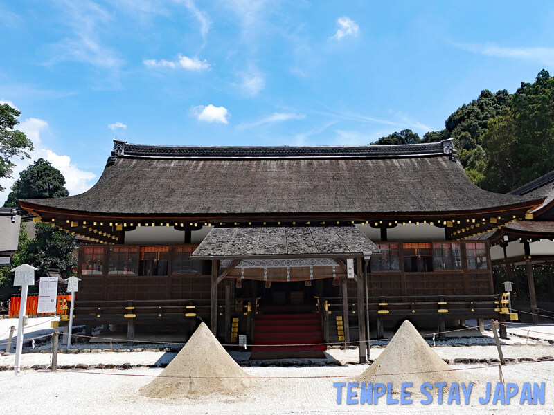 Kamigamo-jinja (Kyoto) Hosodon and Tatezuna