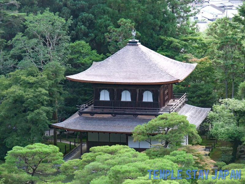 Ginkakuji (Kyoto) Roof of Silver Pavilion