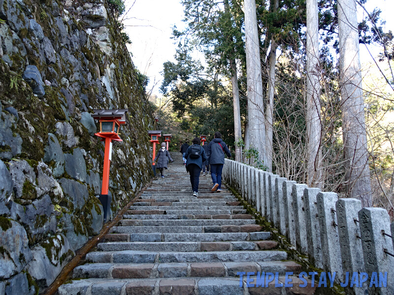 Kuramadera (Kyoto) Stone steps