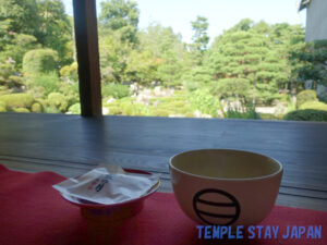 Tojiin temple (Kyoto) Matcha and sweets