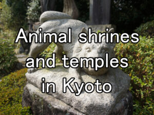 Animal shrines and temples in Kyoto