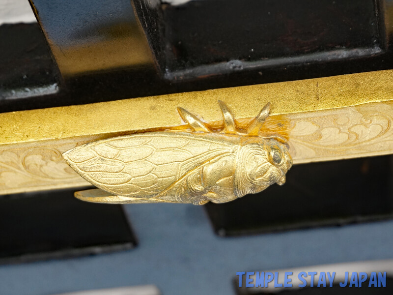 Daikakuji temple (Kyoto) Cicada ornament