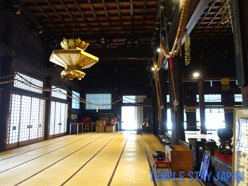 Hyakumanben-Chionji Temple (Kyoto) inside of the main hall