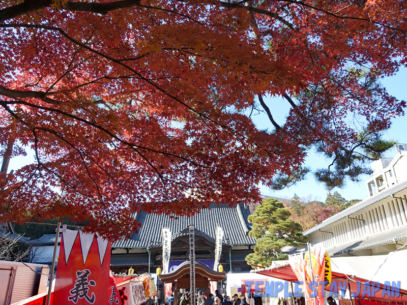 Sengakuji temple (Tokyo) Autumn leaves
