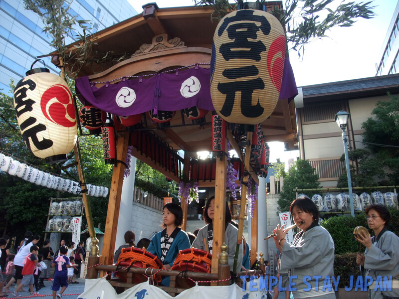 Shiba Daijingu shrine (Tokyo) Festival float
