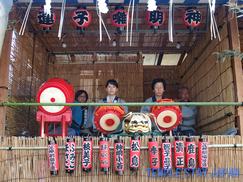 Shiba Daijingu shrine (Tokyo) Traditional festival music