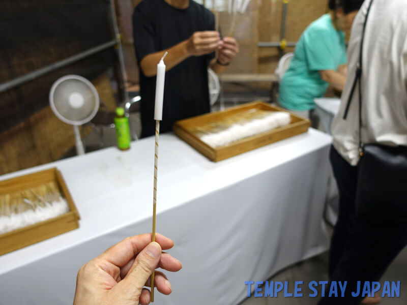 Shimogamo shrine (Kyoto) Candle