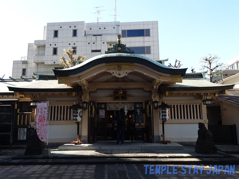 Takanawa shrine (Tokyo) Main hall
