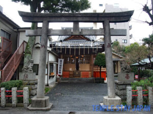 Ejimasugiyama shrine (Tokyo) Torii gate