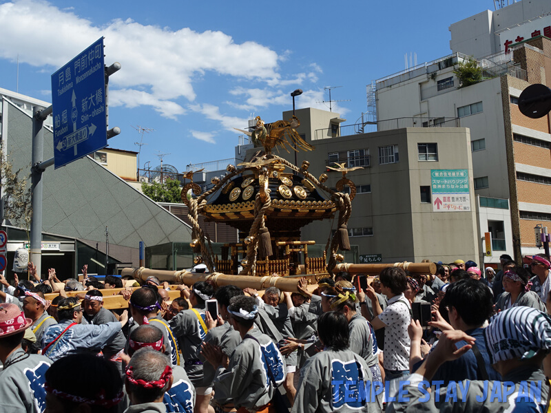 Fukagawa Shinmeigu shrine (Tokyo) Portable shrine