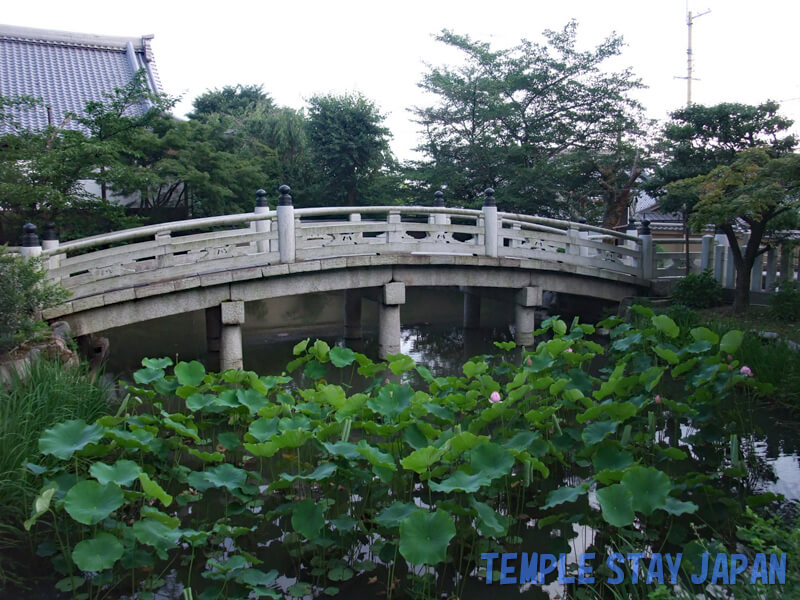 Konkai-Komyoji temple(Kyoto) Pond and Bridge